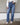 High Rise Rhinestone Vintage Straight Leg