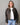 Coated Long Sleeve Denim Jacket