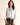 Surplice Polka Dot Print Scarf Blouse