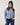 Front Seam Round Neck Sweater